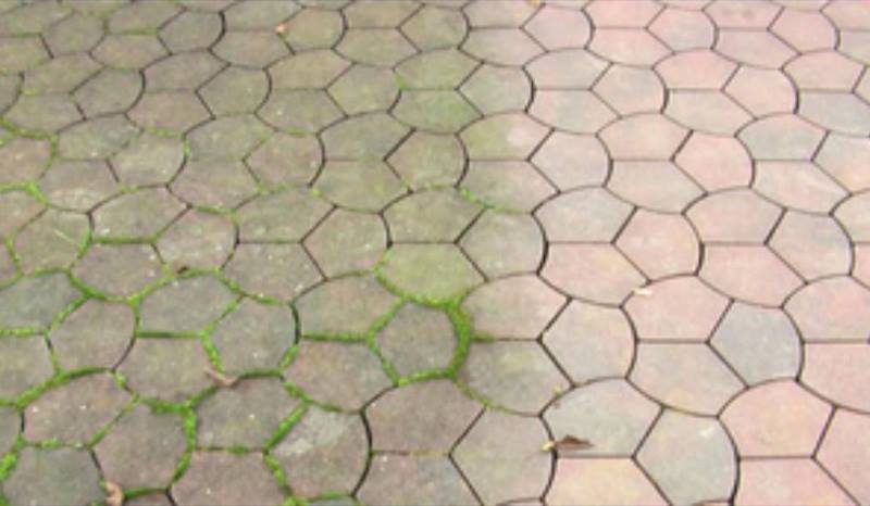 Oprit en terras onderhouden